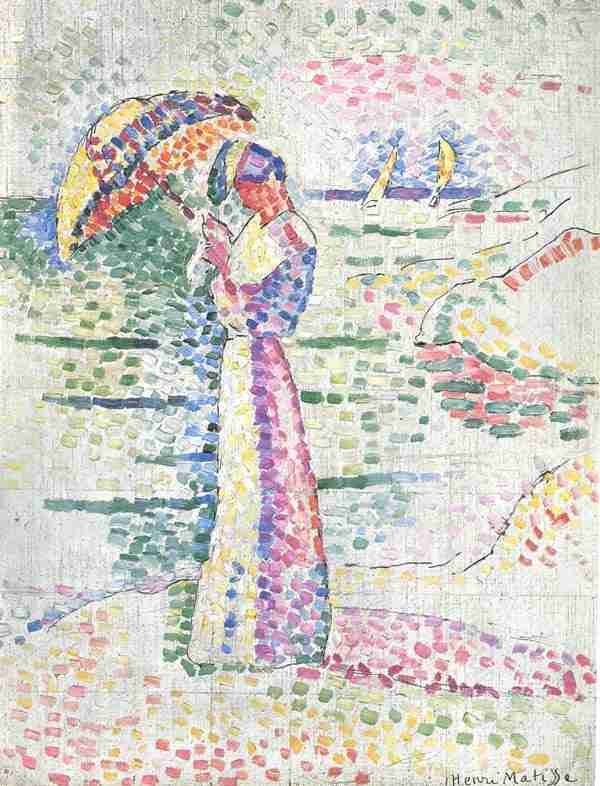 Henri Matisse Woman With A Parasol A4 Photo Print