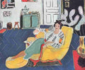 Henri Matisse Young Girl With A Yellow Sofa A4 Photo Print