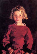 Henri Robert Bridget in Red A4 Photo Print