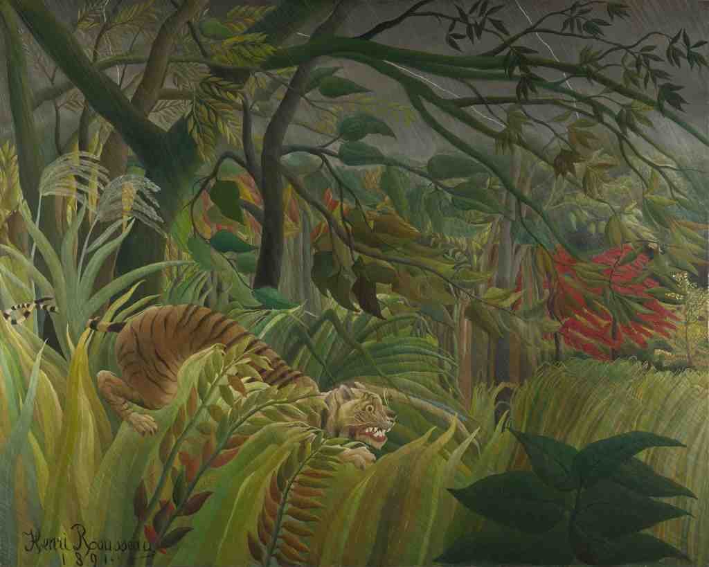 Henri Rousseau Surprised! A4 Photo Print