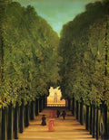 Henri Rousseau alleyway in the park of saint cloud 1908 Art A4 Photo Print
