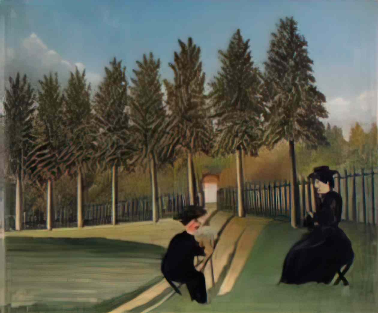 Henri Martin the poplars the couture Art A4 Photo Print