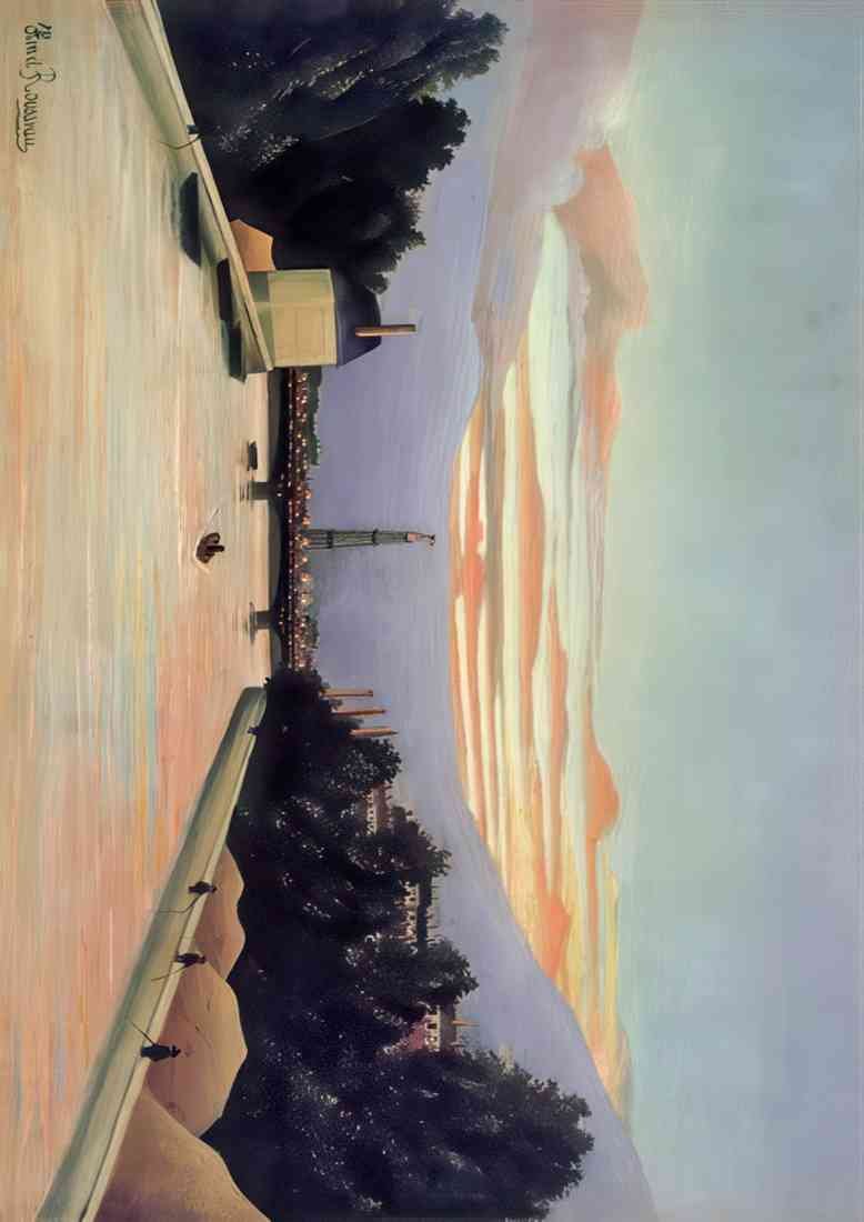 Henri Rousseau the eiffel tower A4 Photo Print