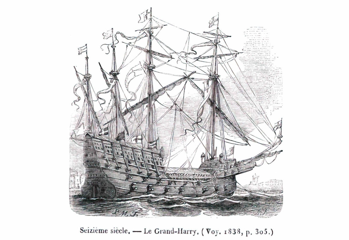 Henry Grace A Dieu Carrack Warship A4 Photo Print