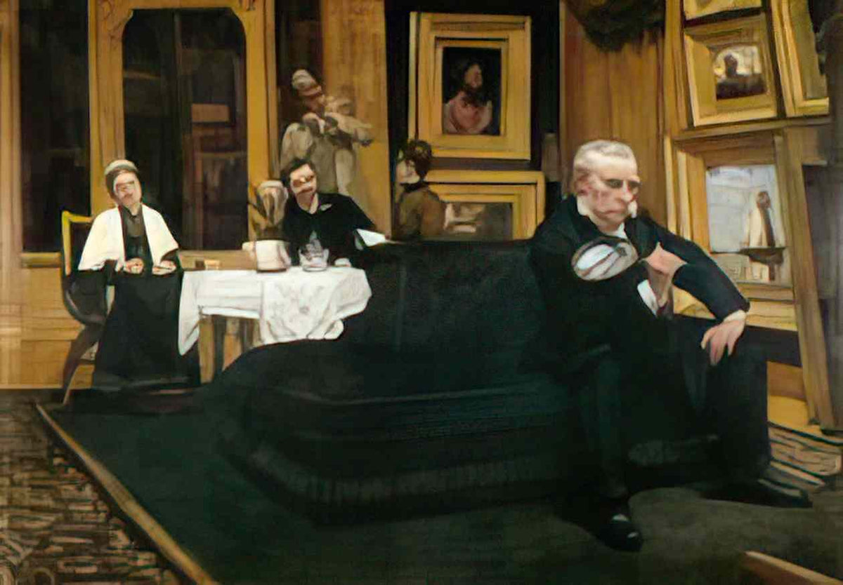 Henry Herbert La Thangue the connoisseur 1887 Art A4 Photo Print