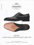 Henry Leather Shoe Vintage Retro Advert Poster A4 Photo Print