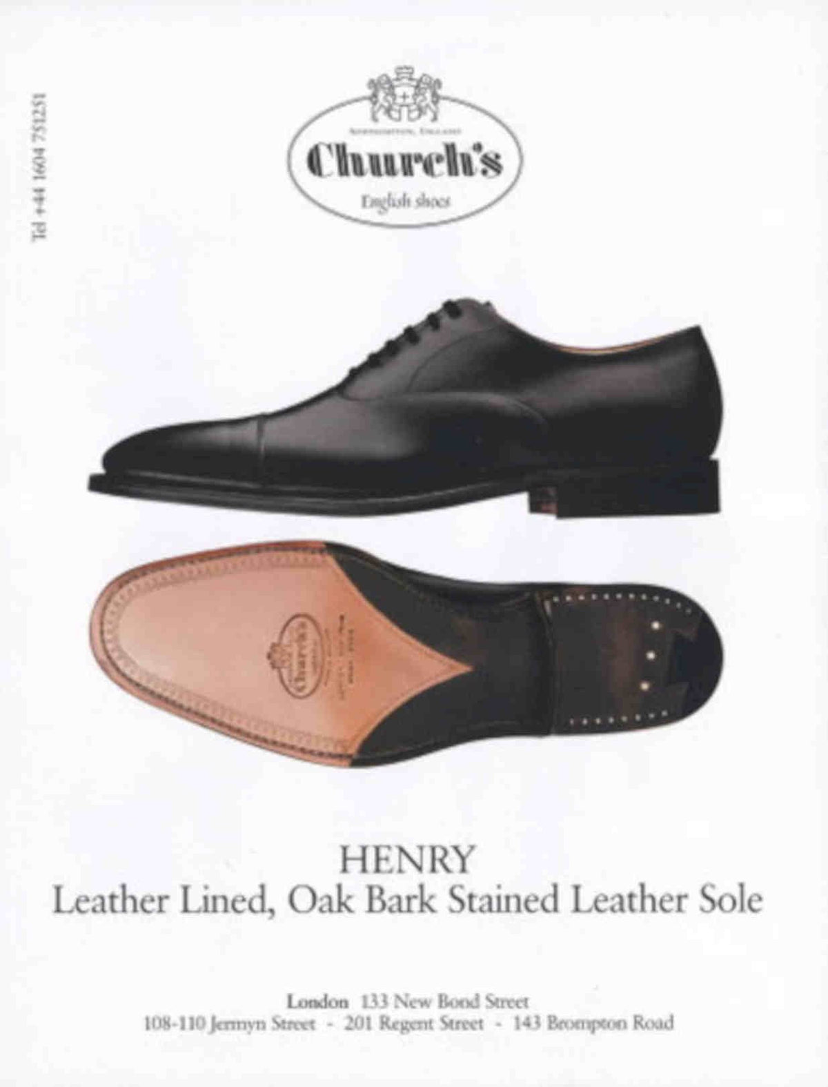 Henry Leather Shoe Vintage Retro Advert Poster A4 Photo Print