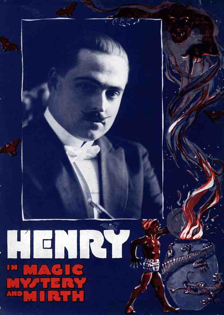 Henry Magic Magician Vintage A4 Photo Print