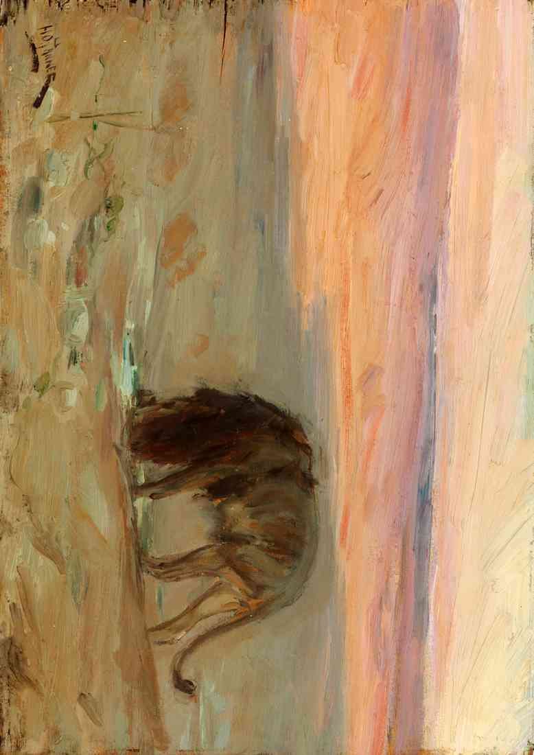Henry Ossawa Tanner lion drinking 1 A4 Photo Print