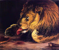 Henry Ossawa Tanner lion licking its paw 1886 Art A4 Photo Print