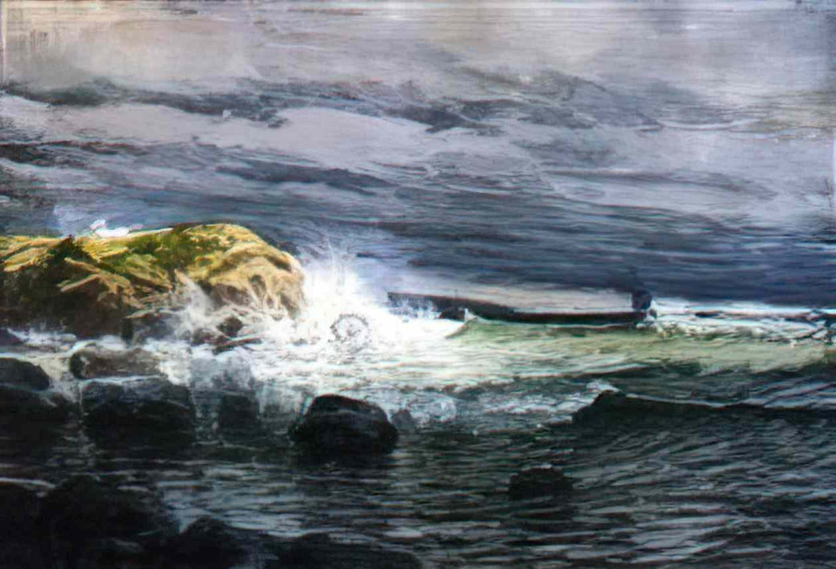 Henry Ossawa Tanner seascape jetty 1879 1 Art A4 Photo Print
