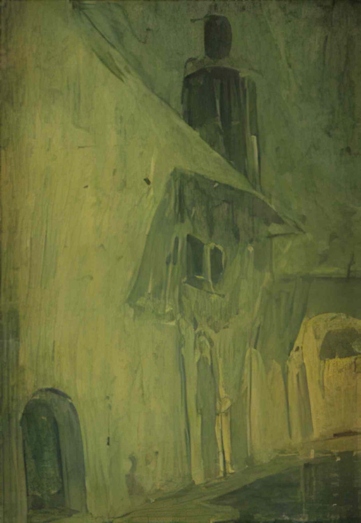 Henry Ossawa Tanner the house wall in blue 1912 Art A4 Photo Print