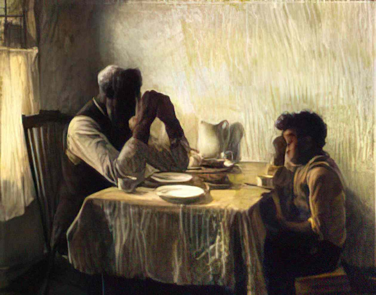 Henry Ossawa Tanner the thankful poor 1894 Art A4 Photo Print