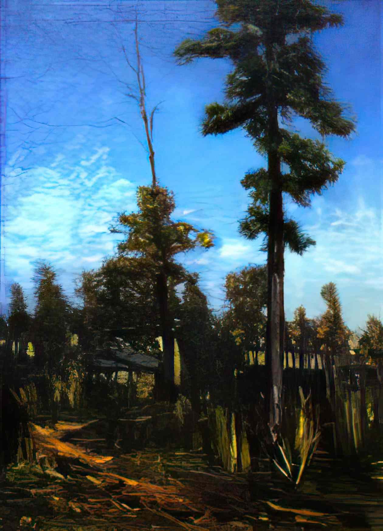 Henri Rousseau view of the fortifications Art A4 Photo Print