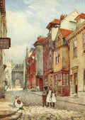 Henton George 1861 1924 Windsor 1908 Church St looking north A4 Photo Print