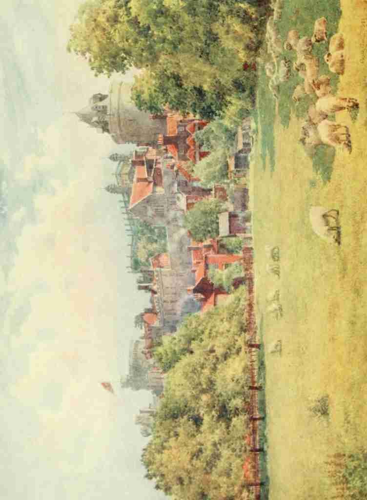 Henton George 1861 1924 Windsor 1908 From the fields A4 Photo Print