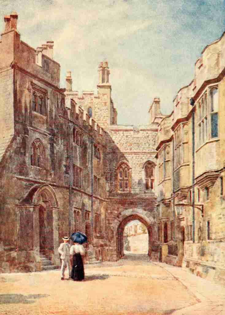 Henton George 1861 1924 Windsor 1908 The Norman Gate A4 Photo Print