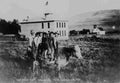Her daily duty Cow with seven small boys on her back poses Military A4 Photo Print