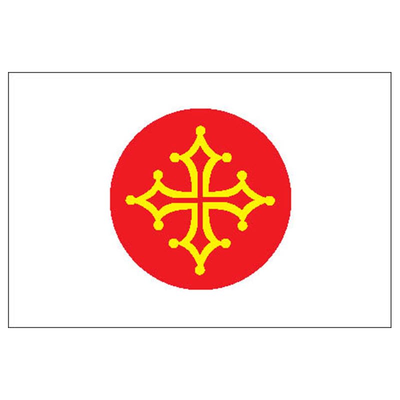 Herault Dep Flag N2947 A4 Photo Print