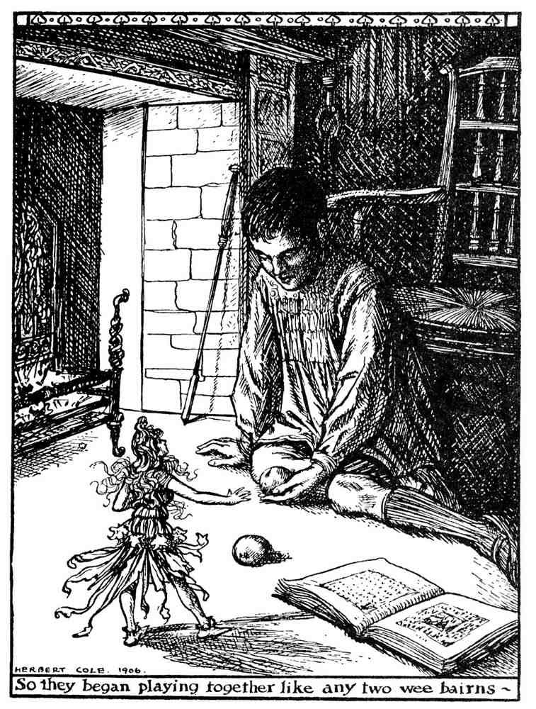 Herbert Cole Page 056 Fairy Art Vintage Illustration A4 Photo Print