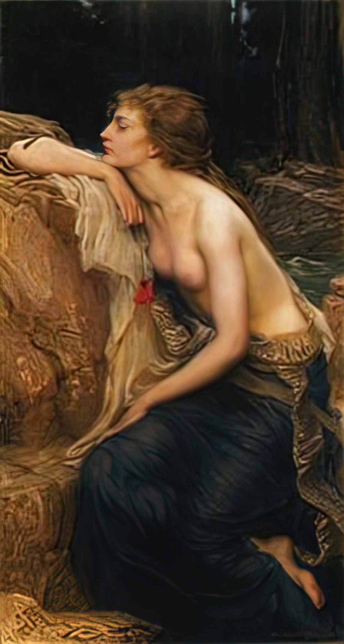 Henryk Siemiradzki gypsy woman Art A4 Photo Print