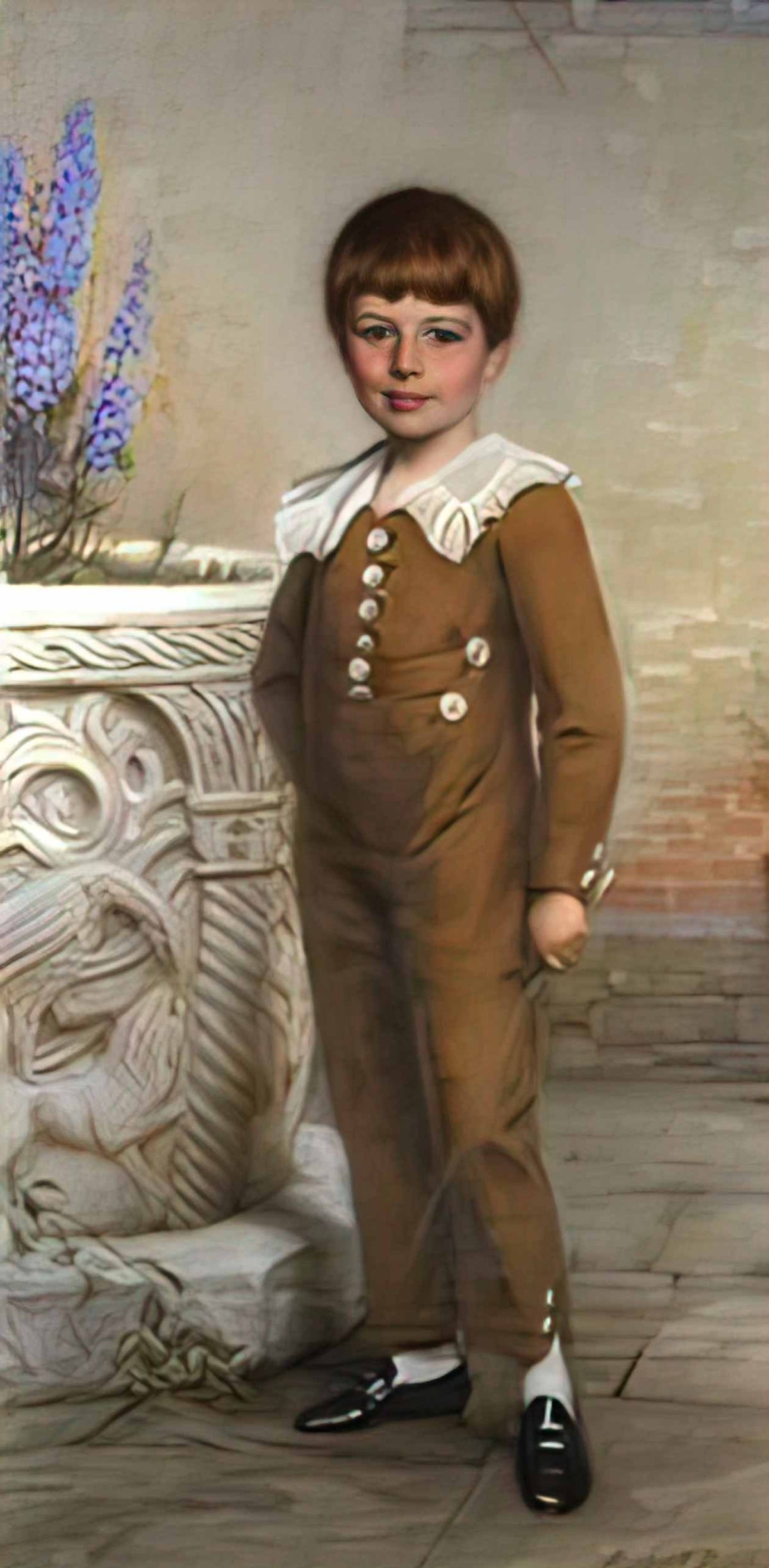 Herbert James Draper herbert james draper portrait of a boy Art A4 Photo Print