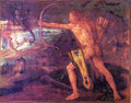 Hercules And The Birds Durer A4 Photo Print