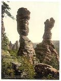 Hercules Pillar Bad Schweizermuhle Saxony Vintage A4 Photo Print
