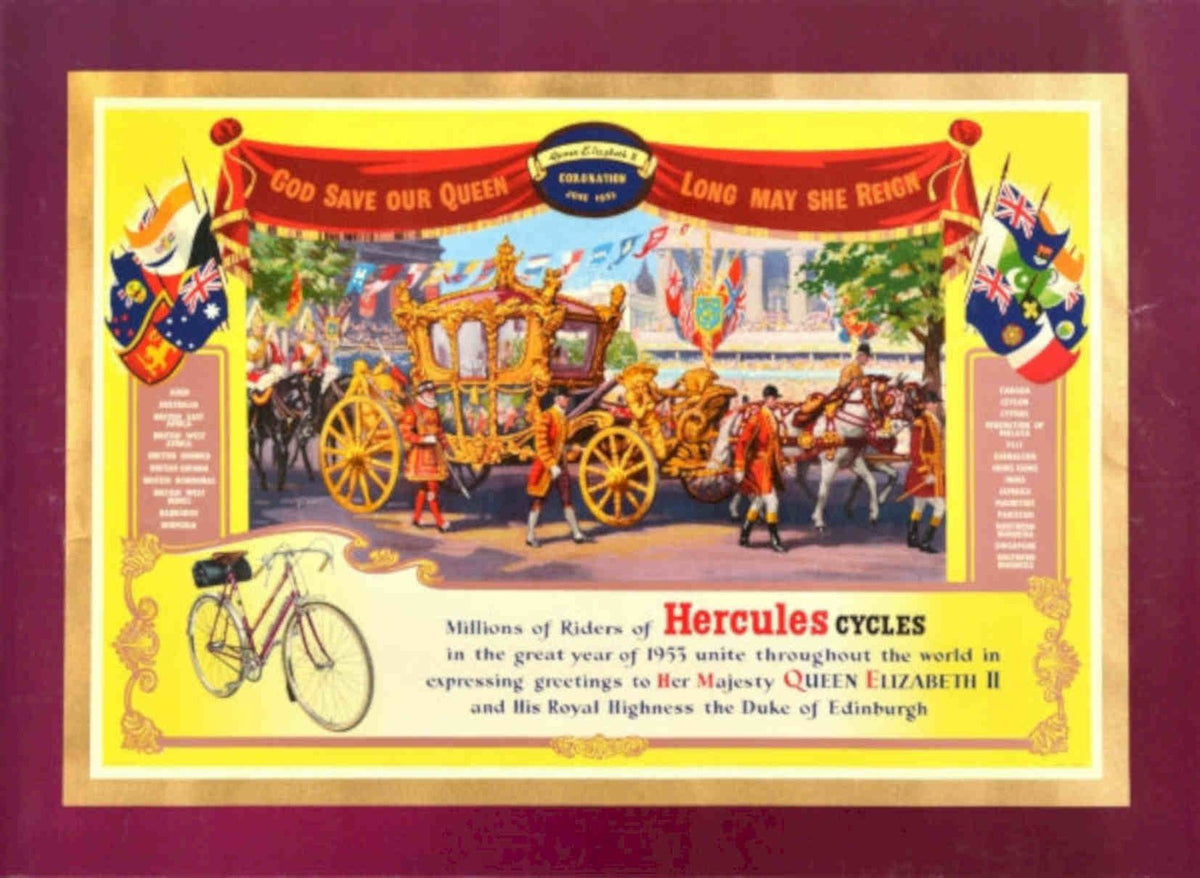 Hercules Queens Parade Vintage Retro Advert Poster A4 Photo Print