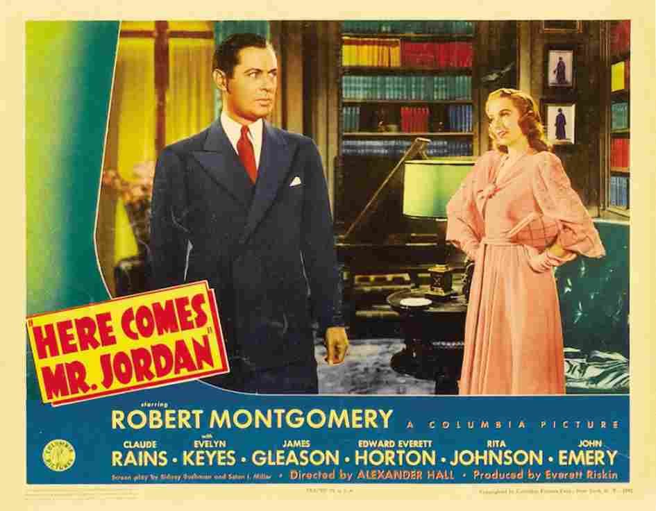 Here Comes Mr Jordan 07  film star poster A4 Photo Print
