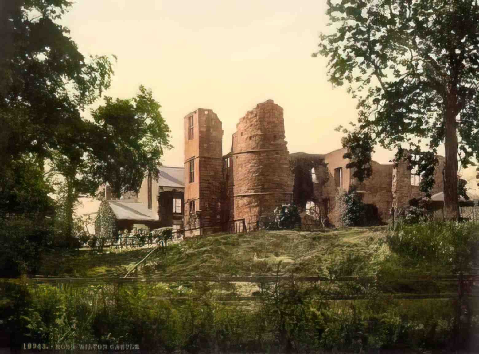 Herefordshire Ross on Wye Wilton Castle Vintage A4 Photo Print