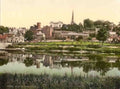 Herefordshire Ross on Wye from the River II Vintage A4 Photo Print