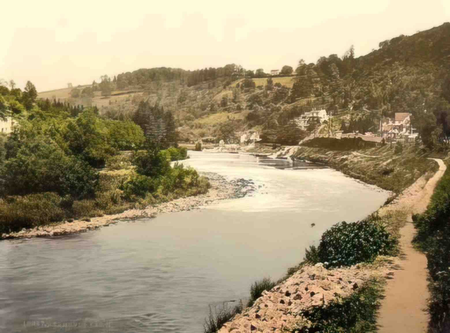 Herefordshire Symonds Yat II Vintage A4 Photo Print