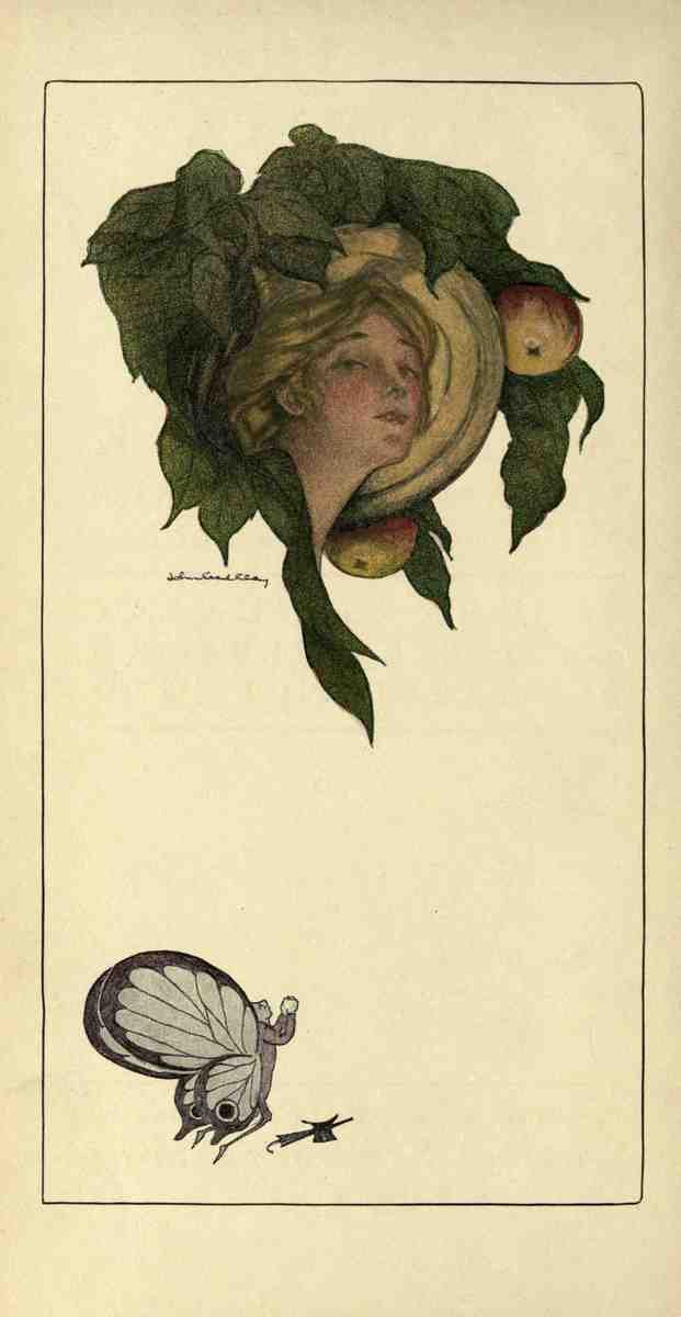 Herford Oliver 1863 1935 Cupids Fair weather Booke 1911 Lady 1 A4 Photo Print
