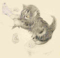 Herford Oliver Kittens Garden Verses 18 A4 Photo Print