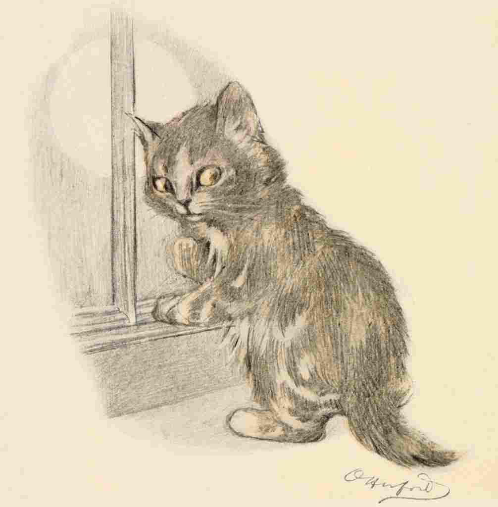 Herford Oliver Kittens Garden Verses 21 A4 Photo Print