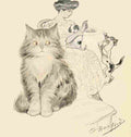 Herford Oliver Kittens Garden Verses 27 A4 Photo Print