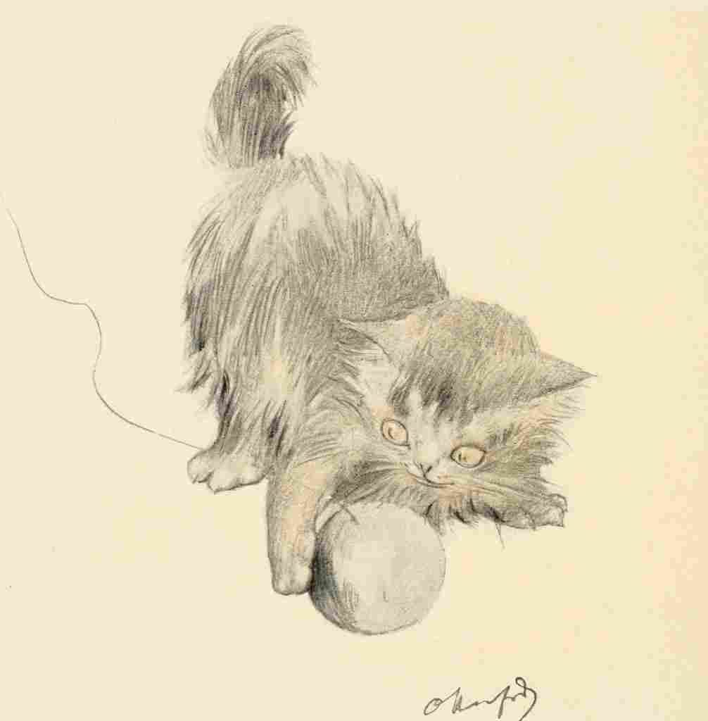Herford Oliver Kittens Garden Verses 29 A4 Photo Print
