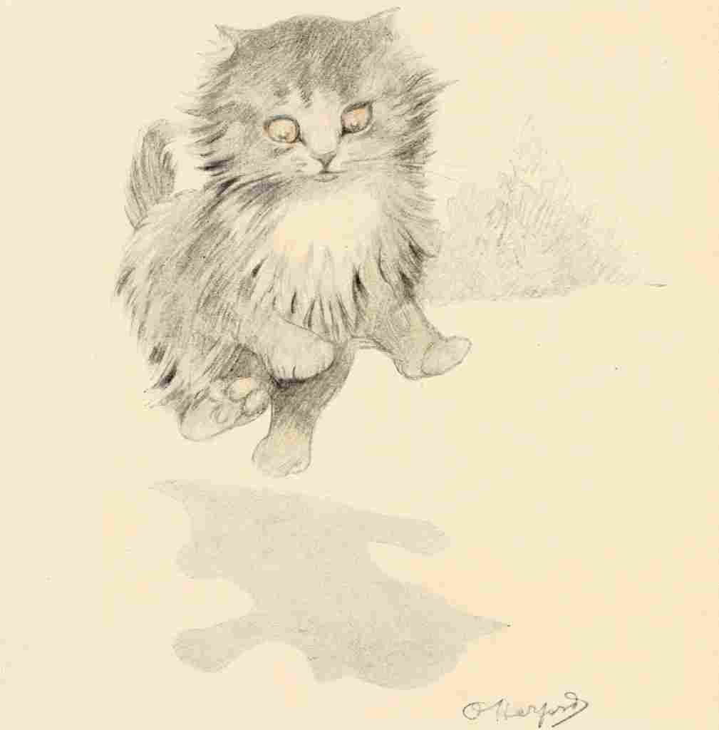 Herford Oliver Kittens Garden Verses 4 A4 Photo Print