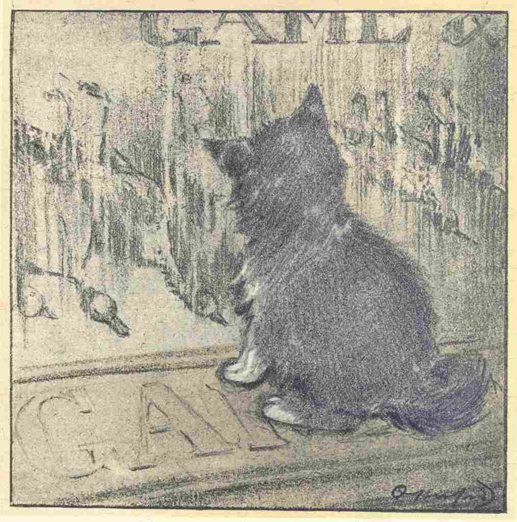 Herford Oliver Rubaiyat Persian Kitten 1906 16 A4 Photo Print