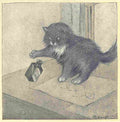 Herford Oliver Rubaiyat Persian Kitten 1906 26 A4 Photo Print