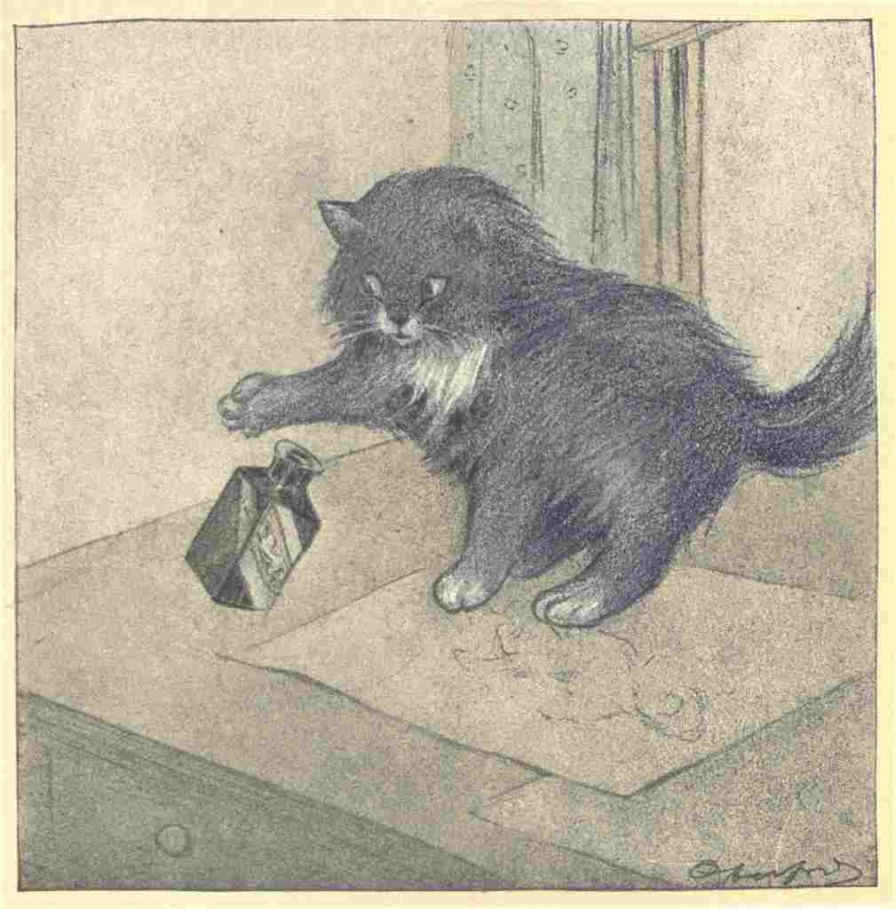 Herford Oliver Rubaiyat Persian Kitten 1906 26 A4 Photo Print