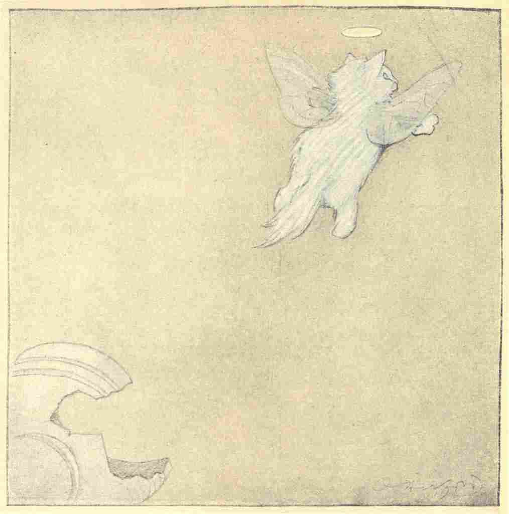 Herford Oliver Rubaiyat Persian Kitten 1906 34 A4 Photo Print