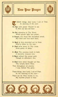 Herget John F 1873 1960 Christmas and New Year Carols 1911 New Year Prayer A4 Photo Print