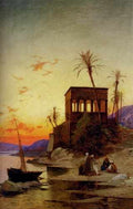Hermann David Salomon Corrodi The Kiosk Of Trajan Philae On The Nile A4 Photo Print