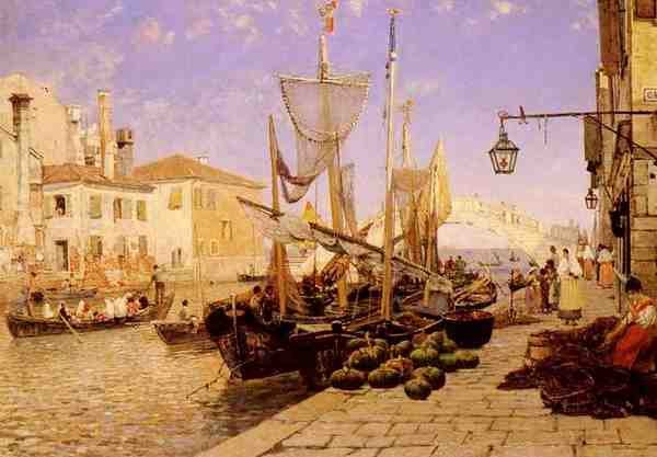 Hermann Hans Along A Venetian Canal 5 A4 Photo Print