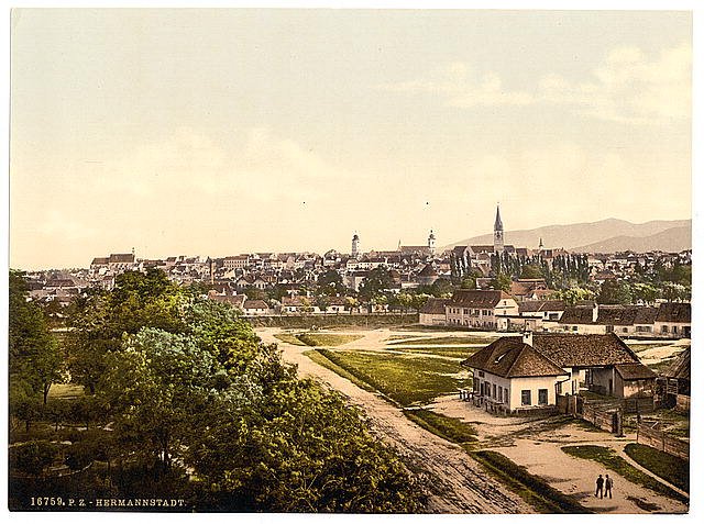 Hermmanstadt Hungary Vintage A4 Photo Print