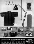 Heron Teak Tabletop Vintage Retro Advert Poster A4 Photo Print