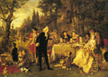 Herpfer Carl A Festive Gathering Art A4 Photo Print