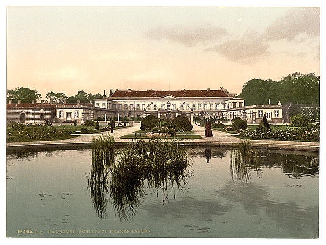 Herrenhausen Schloss Hanover Vintage A4 Photo Print